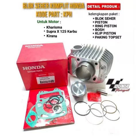 Jual Blok Seher Standar Honda Kharisma Supra X 125 Kirana Blok Seher