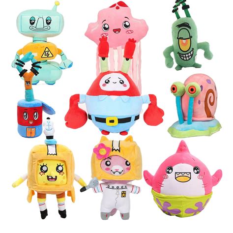 7pcs Lankybox Plush Lankybot Toy Anime Lankybox Boxy Foxy Robot Thicc