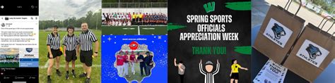 SPRING SPORTS OFFICIALS, THANK YOU!! - NCHSAA