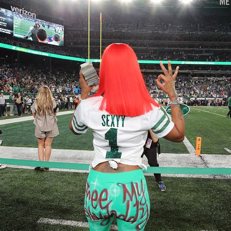 Sexyy Red Has So Much Fun At Jets Opener With Woody Johnson