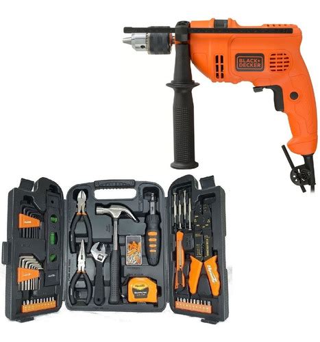 Furadeira Impacto Parafusadeira Tm Black Decker Kit