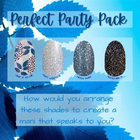 The Perfect Party Pack Includes Four Different Nail Polishes And One