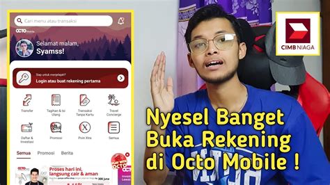 Nyesel Banget Buka Rekening Di Octo Mobile Dari Cimb Niaga YouTube