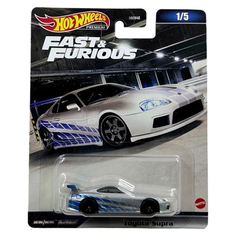 Jual Hot Wheels Premium 1 64 Fast Furious Toyota Supra MK4 Silver Shopee Indonesia