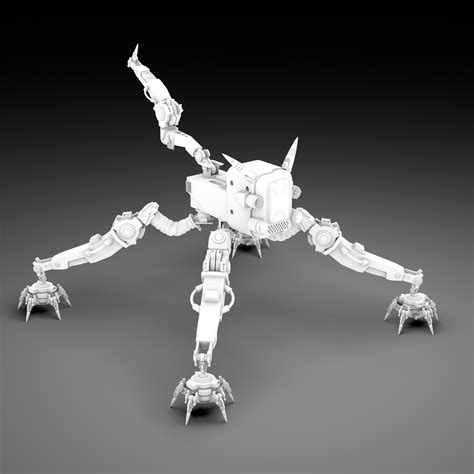 3D Model Cyberpunk Robot Cat - TurboSquid 1899608