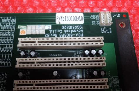 Advantech PCA 6105P5 Rev B2 5 Slot Backplane Board 1601009A0 EBay