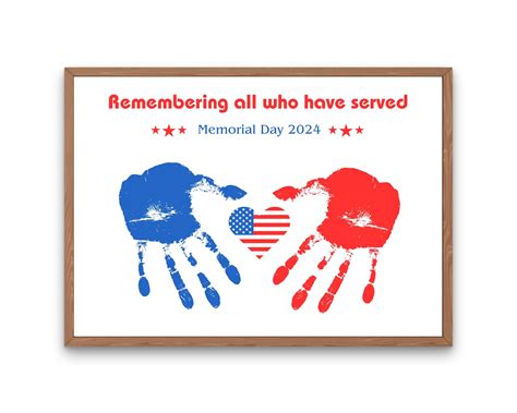 Memorial Day Craft Printable | Plan Your Year Easily!