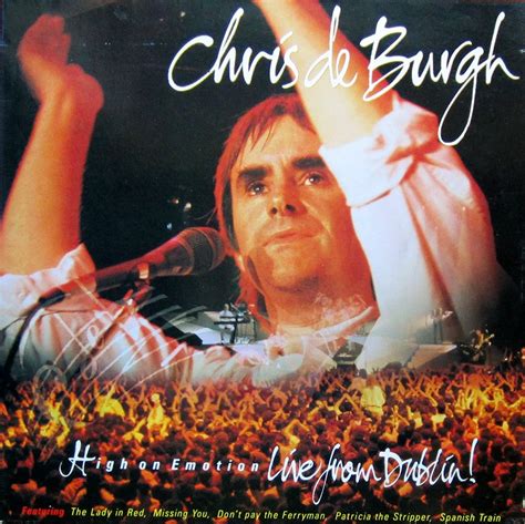 High On Emotion Live From Dublin Vinyl LP Chris De Burgh Amazon De