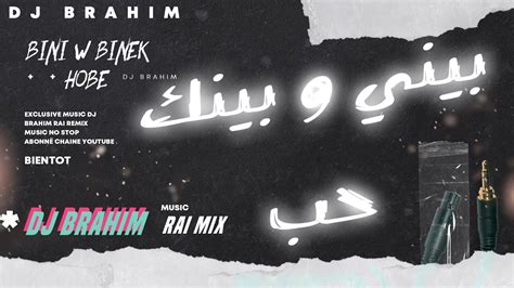 Bini W Binek Hob Remix DJ BraHim YouTube