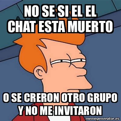 Meme Futurama Fry No Se Si El El Chat Esta Muerto O Se Creron Otro