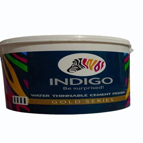 Indigo Water Thinnable Cement Primer Gold Series Paint 1 Ltr At ₹ 180