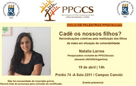 Pós em Ciências Sociais convida para palestra sobre mães em situação de