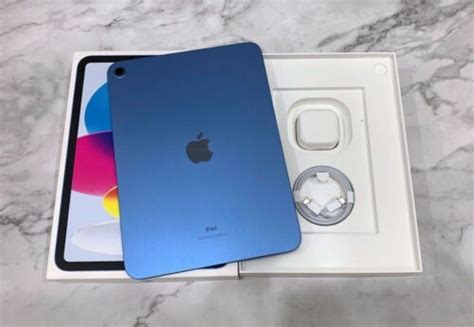 Apple Ipad 10th Gen 64gb Wi Fi 10 9in Blue Ebay