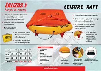 Lalizas Leisure Liferaft For 4 Or 6 People Survival At Sea