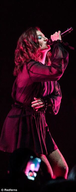 Lorde Wears A Racy Number In Berlin For Her Melodrama Tour Daily Mail