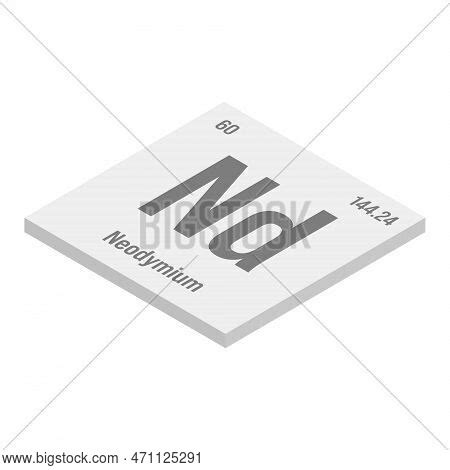 Neodymium Nd Gray Vector Photo Free Trial Bigstock