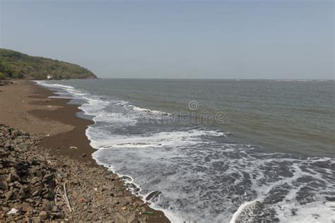 Beautiful Velas Beach in Raigad District,Maharashtra,India Stock Image ...