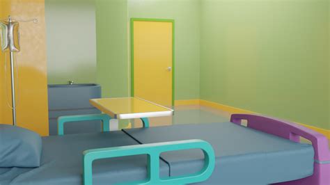 Cartoon Hospital Room