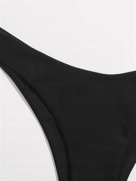 Czarne Bikini M KC46319 shein Dwuczęściowe Ceny i opinie Ceneo pl