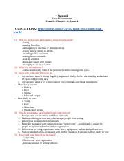 Pols Jsmith Exam Review Docx State And Local Government Exam