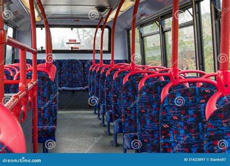 British bus interior stock image. Image of city, driving - 31623897