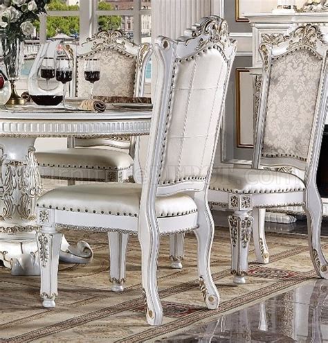 Vendome Dining Table Dn In Antique Pearl By Acme W Options