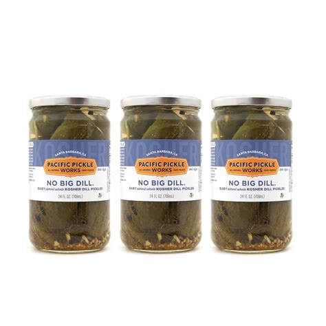 No Big Dill Classic Deli Syle Kosher Baby Dill Pickles Y Sour