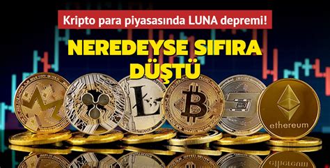 Kripto para piyasasında LUNA depremi Neredeyse sıfıra düştü