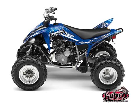 Yamaha 250 Raptor ATV Spirit Graphic Kit Blue Kutvek Kit Graphik