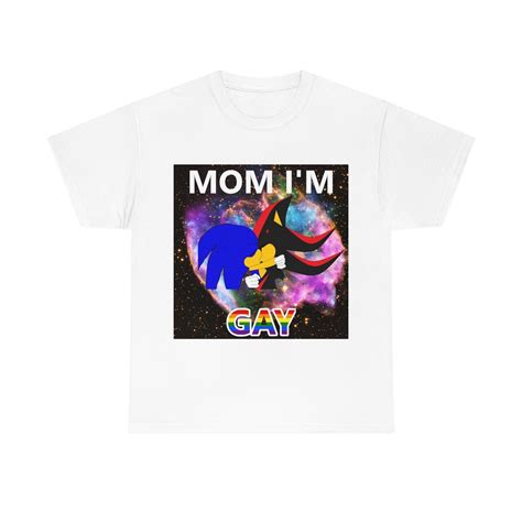 Sonic And Shadow Kissing In Space MOM IM GAY Etsy