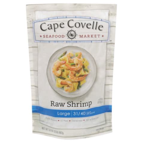 Cape Covelle Seafood Market Large Raw Shrimp King Kullen