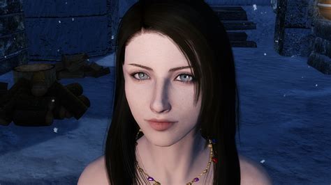 Black Hair Girl At Skyrim Special Edition Nexus Mods And Community