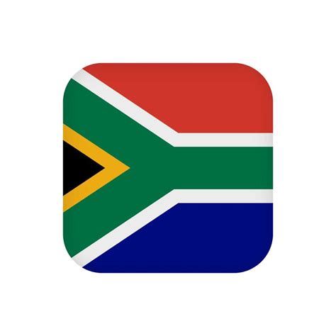 South Africa flag, official colors. Vector illustration. 10426948 ...