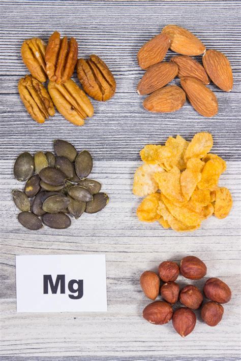 Premium Photo | Inscription Mg with ingredients containing magnesium
