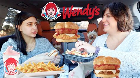 Wendy S New Menu Review Peppermint Frosty Garlic Fries Mozzarella Burger And Chicken Sandwich