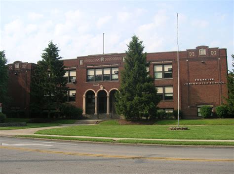 Franklin, OH, old high school, now used as junior high building