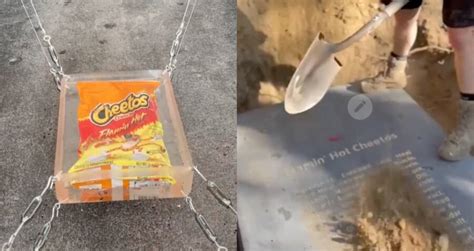 Tiktoker Buries Cheetos In A Time Capsule For 10 000 Years