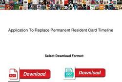 Application To Replace Permanent Resident Card Timeline