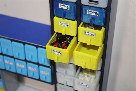 D Printed Diy Component Organizers By Shivackt Thingiverse D