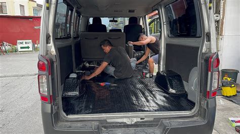 Nissan Nv350 Urvan Floor Matting Installation Sangkay YouTube