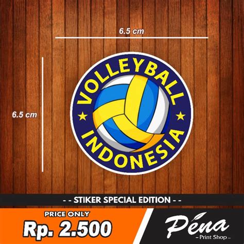 Jual Sticker Stiker Volleyball Bola Voli Awet Tahan Air Shopee Indonesia