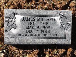 James Millard Sleepy Holcomb Find A Grave Memorial