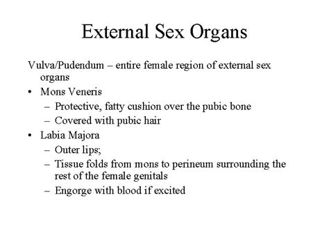 Chapter 3 Female Sexual Anatomy And Physiology External