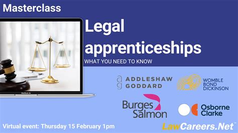 Lawcareersnet Masterclass Legal Apprenticeships Lcn Diary