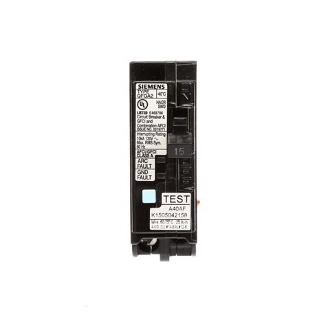 Siemens Afci Gfci Dual Function Circuit Breaker Q Dfp The