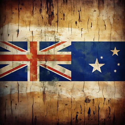 Fondo Cultural De La Bandera Australiana Foto Premium