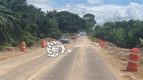 En tiempo record rehabilitan puente caído en la Costera del Golfo