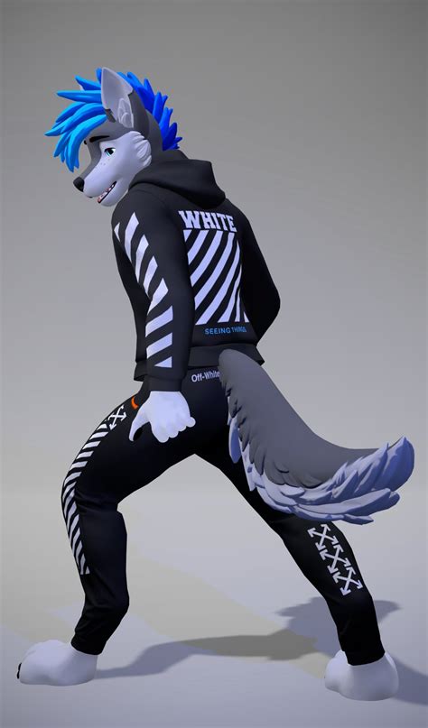 Vrchat Winterpaw Canine Off White™ Clothing Texture Bundle