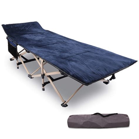 Redcamp Folding Camping Cot With Pad For Adults Heavy Duty Sleeping