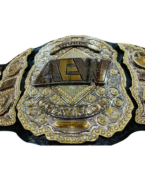 AEW World Championship Belt Wrestling 8MM Zinc Belt